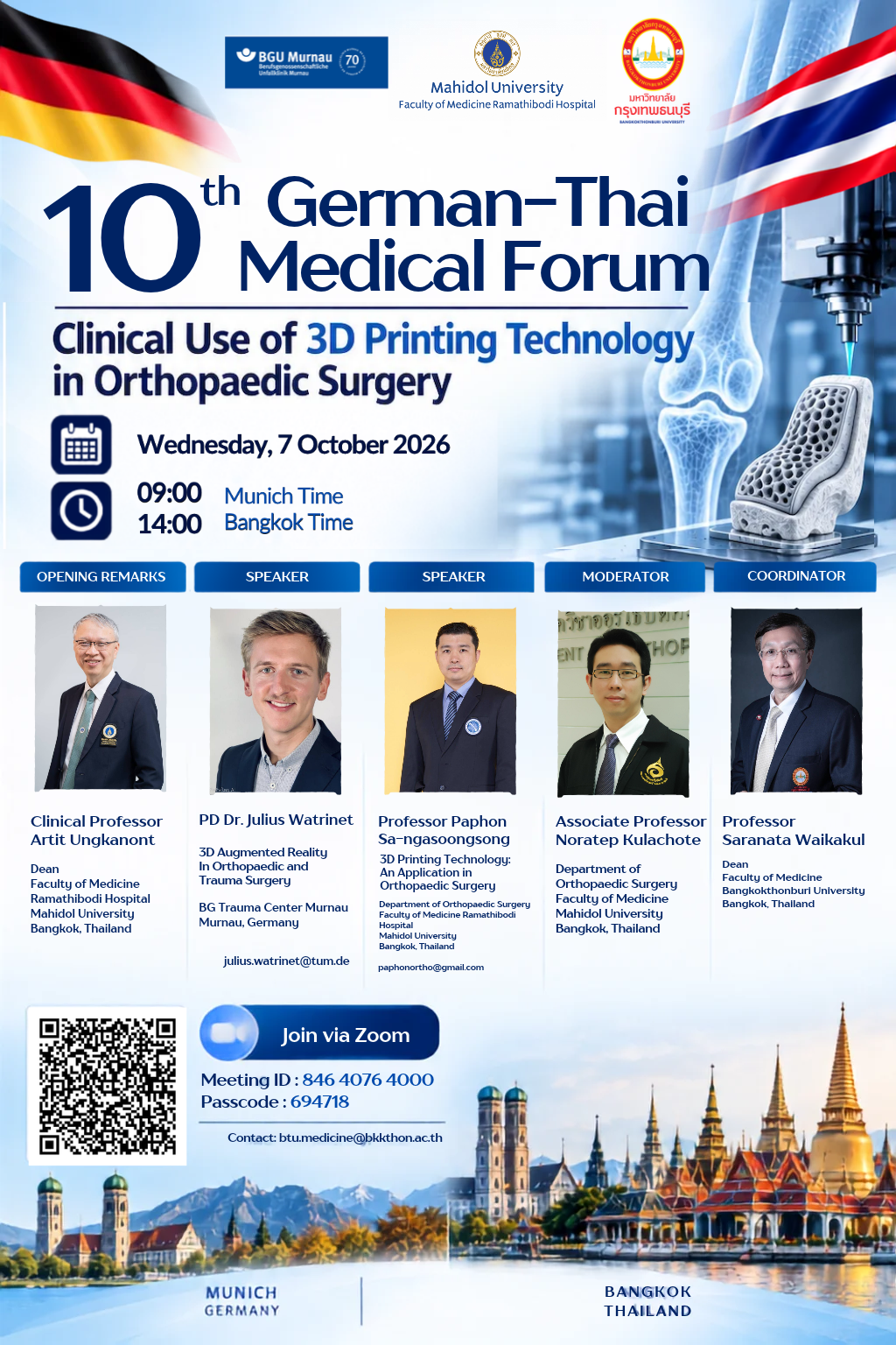 10th German–Thai Medical Forum